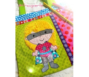 Stickserie - Kleine Superhelden Fransenappli